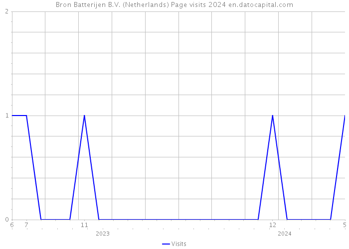 Bron Batterijen B.V. (Netherlands) Page visits 2024 