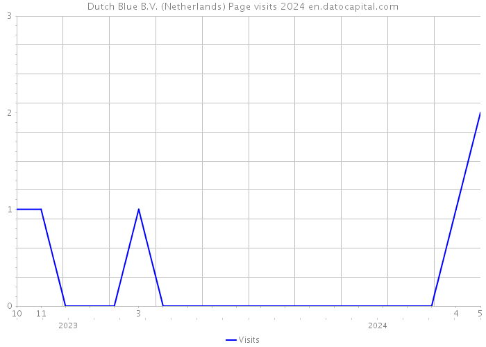 Dutch Blue B.V. (Netherlands) Page visits 2024 