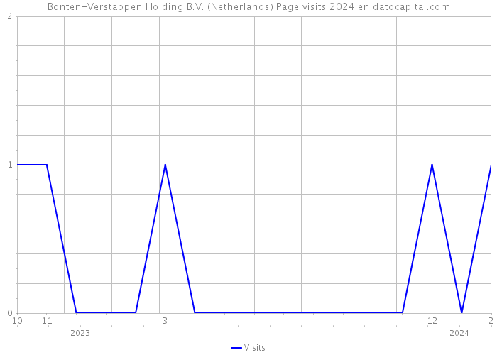 Bonten-Verstappen Holding B.V. (Netherlands) Page visits 2024 
