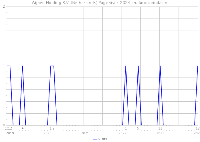 Wijnen Holding B.V. (Netherlands) Page visits 2024 