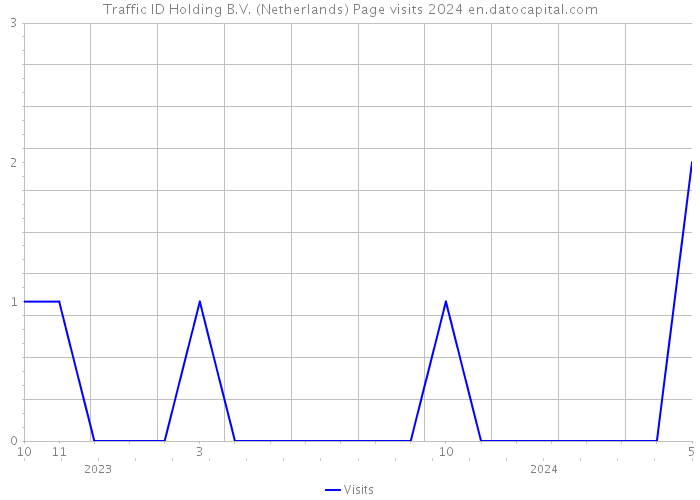 Traffic ID Holding B.V. (Netherlands) Page visits 2024 