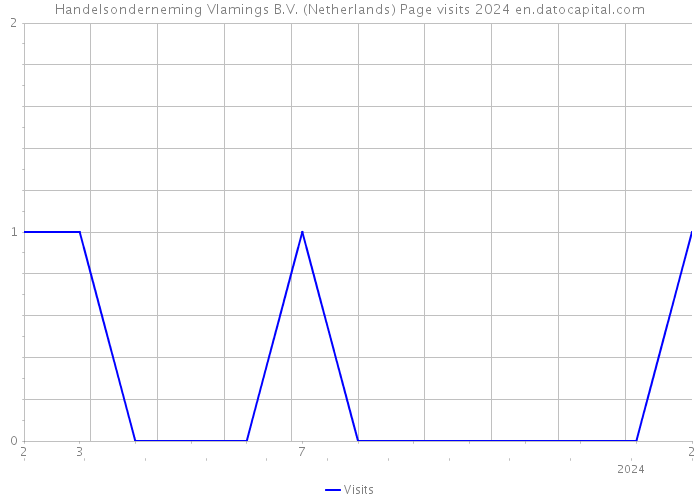 Handelsonderneming Vlamings B.V. (Netherlands) Page visits 2024 