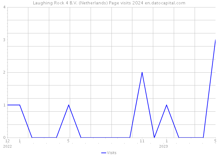 Laughing Rock 4 B.V. (Netherlands) Page visits 2024 