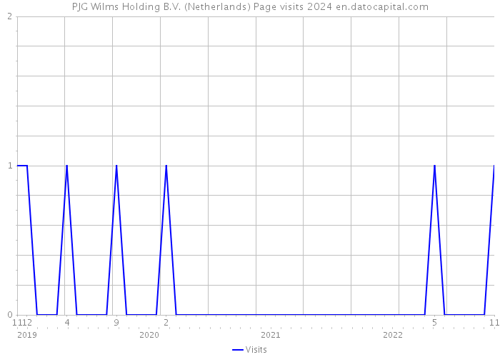PJG Wilms Holding B.V. (Netherlands) Page visits 2024 