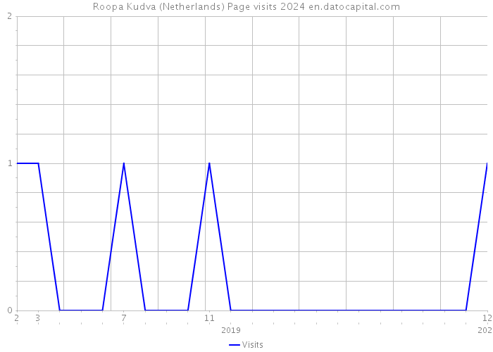 Roopa Kudva (Netherlands) Page visits 2024 