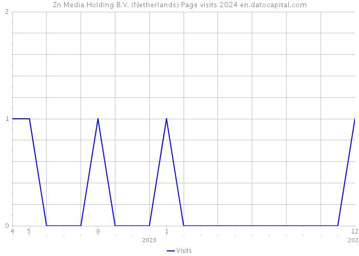Zn Media Holding B.V. (Netherlands) Page visits 2024 