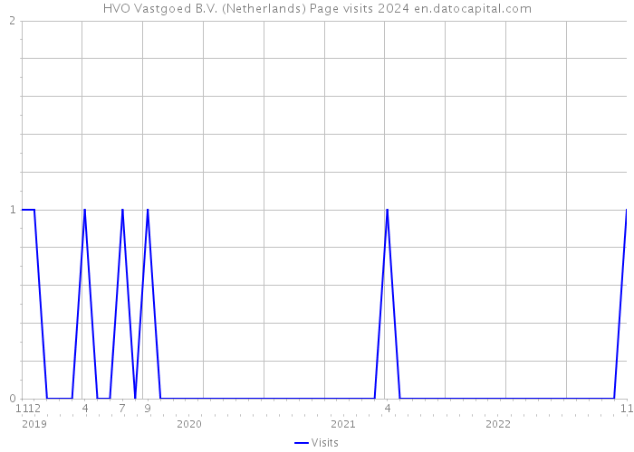 HVO Vastgoed B.V. (Netherlands) Page visits 2024 