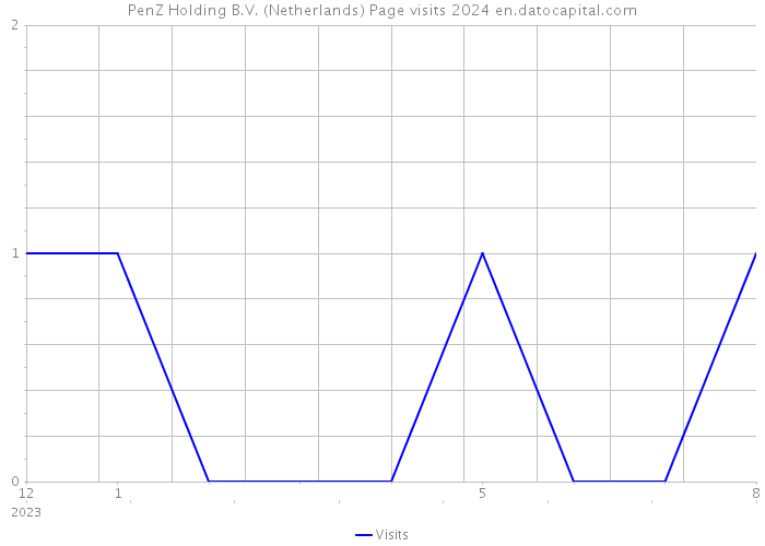 PenZ Holding B.V. (Netherlands) Page visits 2024 