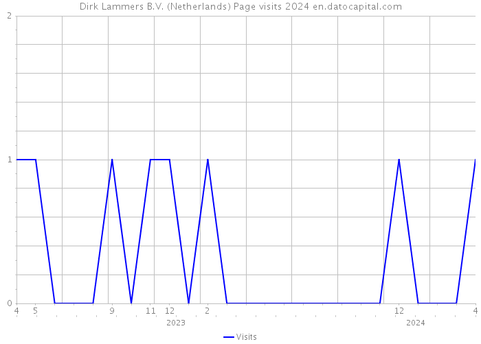 Dirk Lammers B.V. (Netherlands) Page visits 2024 