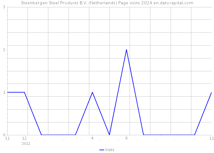 Steenbergen Steel Products B.V. (Netherlands) Page visits 2024 