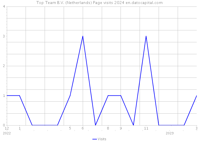 Top Team B.V. (Netherlands) Page visits 2024 