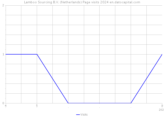 Lamboo Sourcing B.V. (Netherlands) Page visits 2024 
