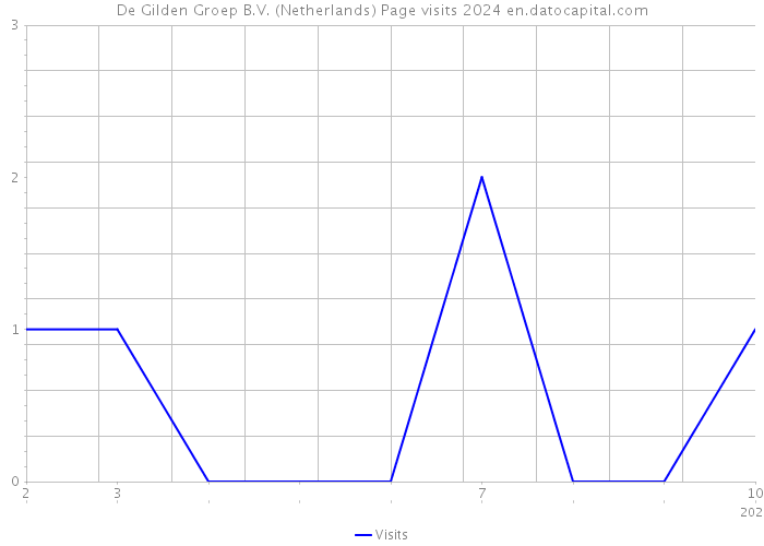 De Gilden Groep B.V. (Netherlands) Page visits 2024 