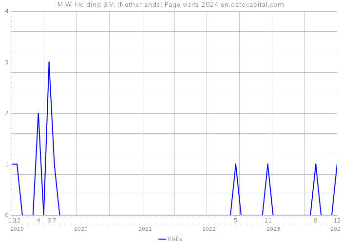 M.W. Holding B.V. (Netherlands) Page visits 2024 