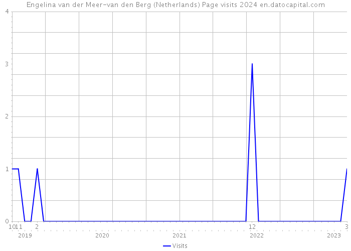 Engelina van der Meer-van den Berg (Netherlands) Page visits 2024 