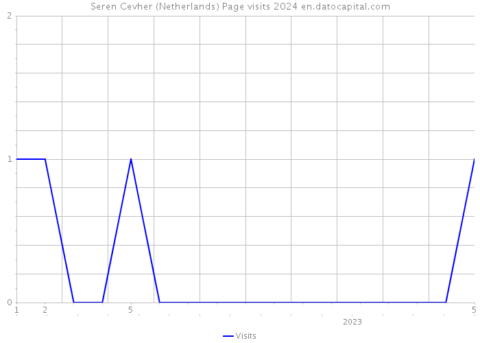 Seren Cevher (Netherlands) Page visits 2024 