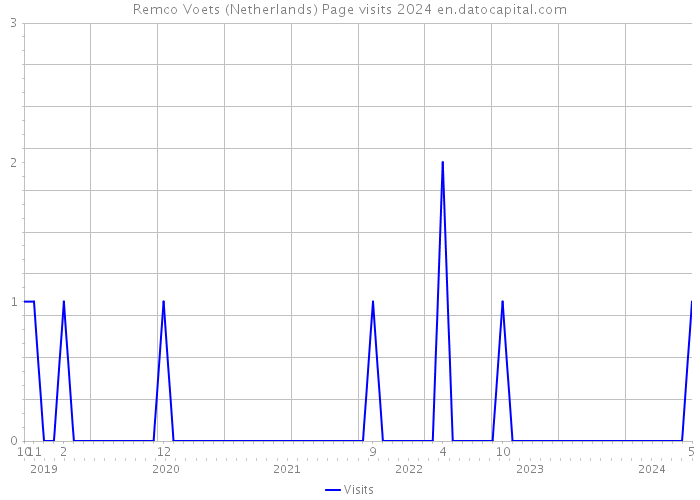 Remco Voets (Netherlands) Page visits 2024 