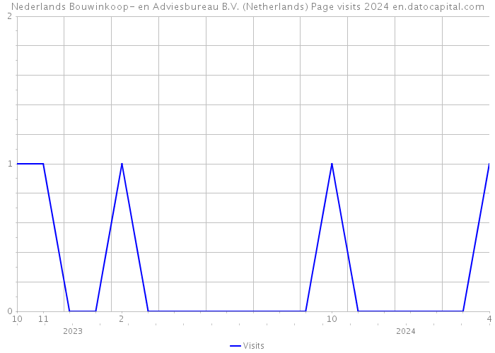 Nederlands Bouwinkoop- en Adviesbureau B.V. (Netherlands) Page visits 2024 
