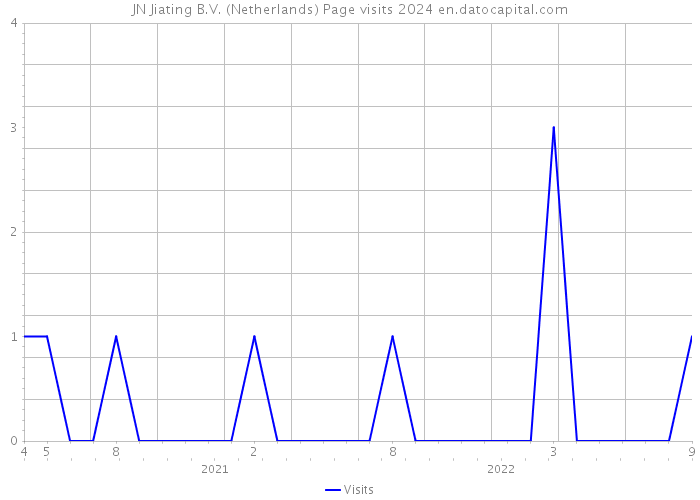 JN Jiating B.V. (Netherlands) Page visits 2024 