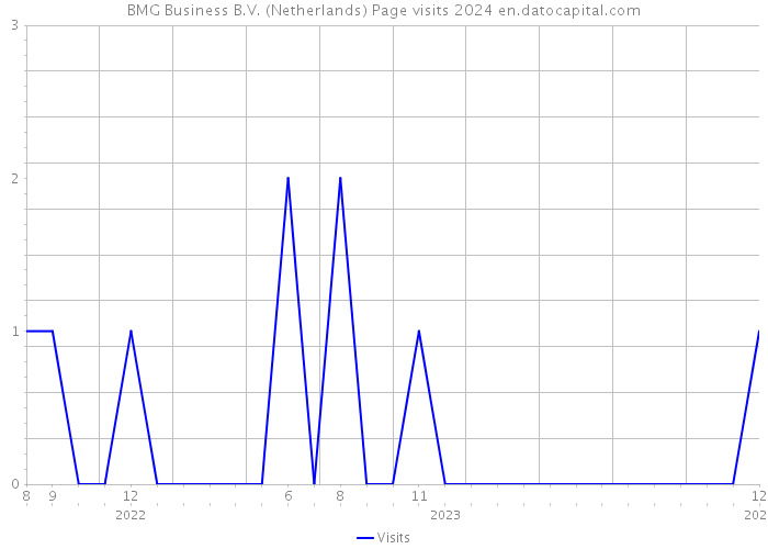 BMG Business B.V. (Netherlands) Page visits 2024 
