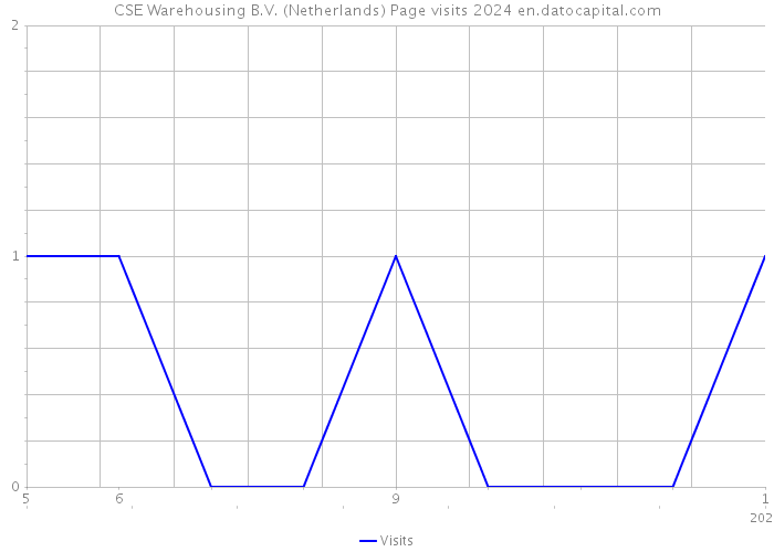 CSE Warehousing B.V. (Netherlands) Page visits 2024 