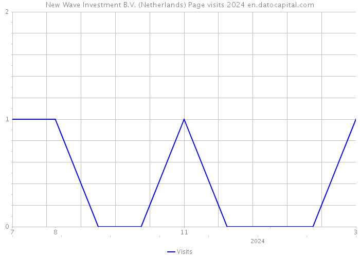 New Wave Investment B.V. (Netherlands) Page visits 2024 