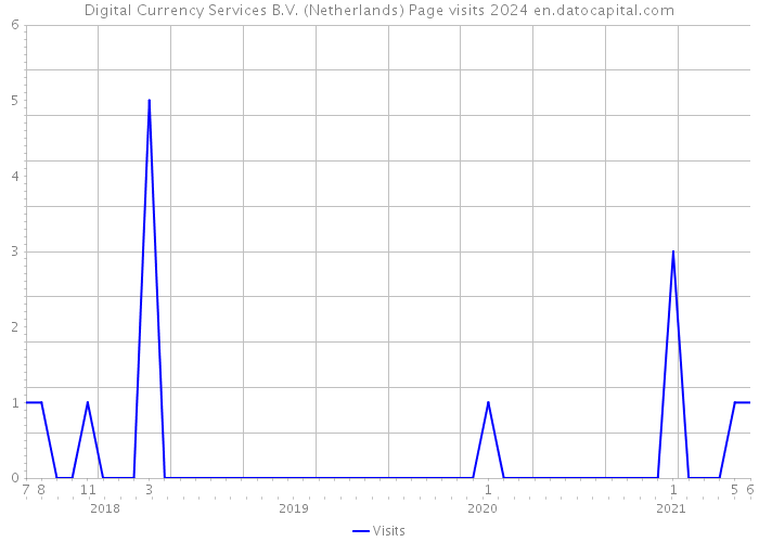 Digital Currency Services B.V. (Netherlands) Page visits 2024 