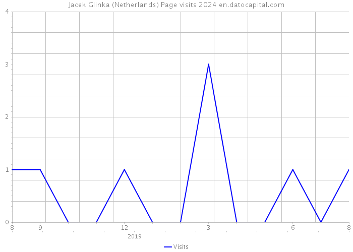 Jacek Glinka (Netherlands) Page visits 2024 