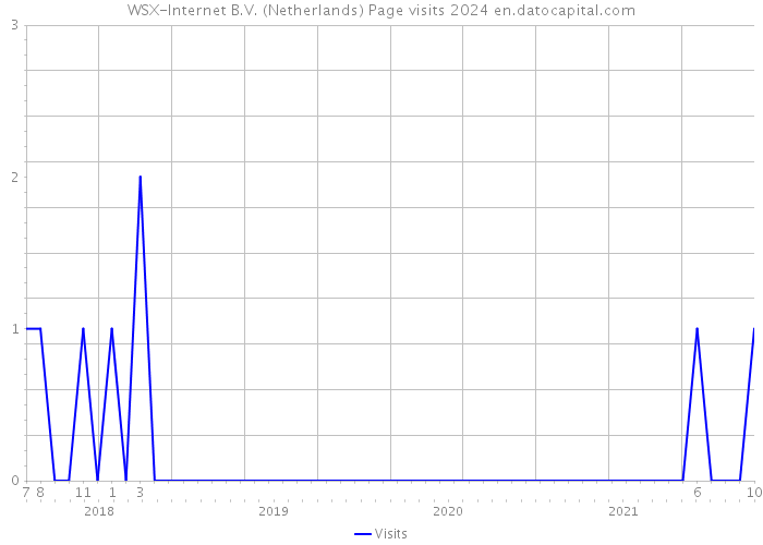 WSX-Internet B.V. (Netherlands) Page visits 2024 