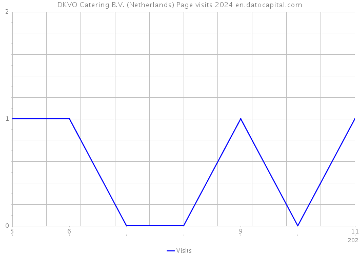 DKVO Catering B.V. (Netherlands) Page visits 2024 