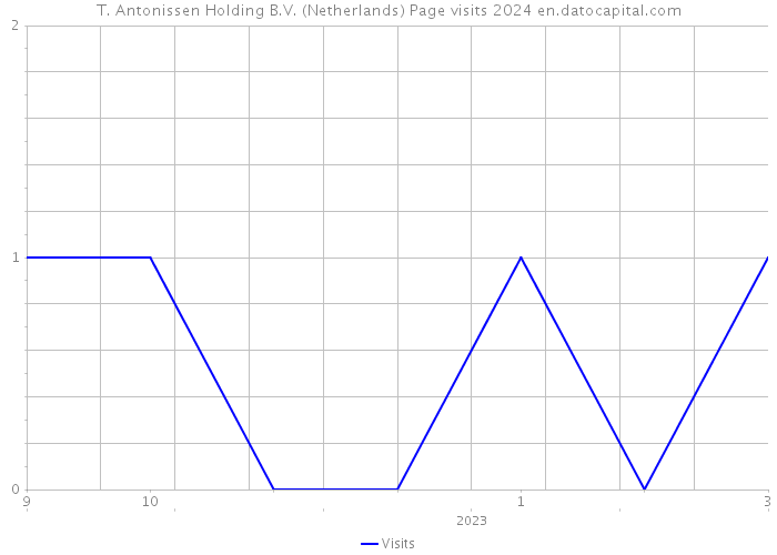 T. Antonissen Holding B.V. (Netherlands) Page visits 2024 