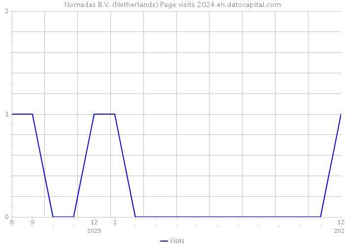Nomadas B.V. (Netherlands) Page visits 2024 