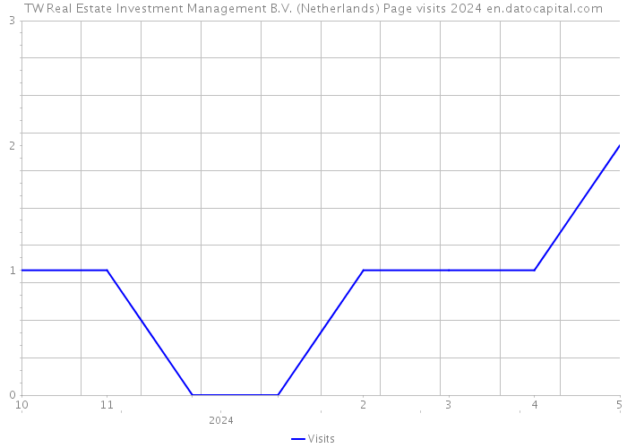 TW Real Estate Investment Management B.V. (Netherlands) Page visits 2024 