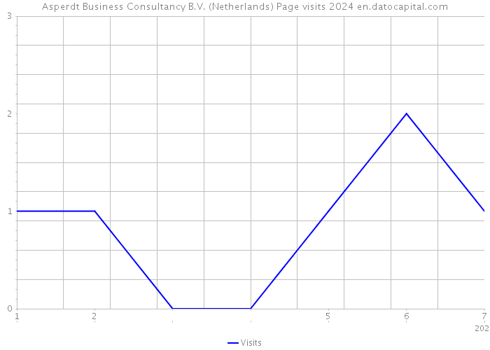 Asperdt Business Consultancy B.V. (Netherlands) Page visits 2024 