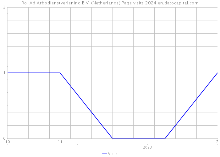 Ro-Ad Arbodienstverlening B.V. (Netherlands) Page visits 2024 