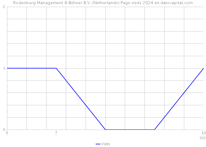 Rodenburg Management & Beheer B.V. (Netherlands) Page visits 2024 