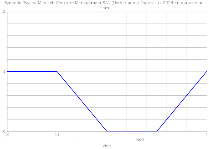 Synaeda Psycho Medisch Centrum Management B.V. (Netherlands) Page visits 2024 