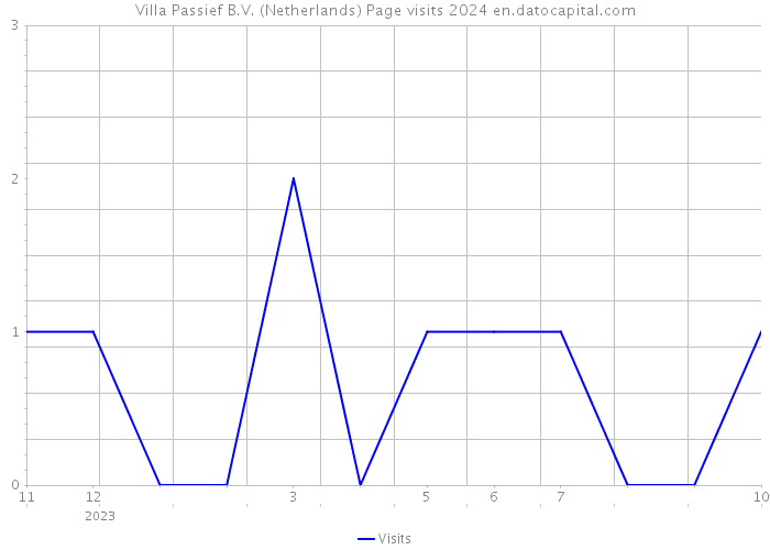 Villa Passief B.V. (Netherlands) Page visits 2024 