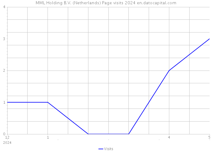 MML Holding B.V. (Netherlands) Page visits 2024 