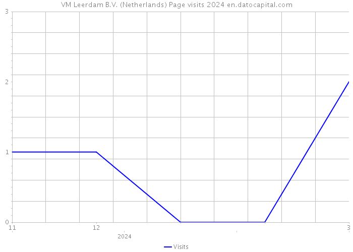 VM Leerdam B.V. (Netherlands) Page visits 2024 
