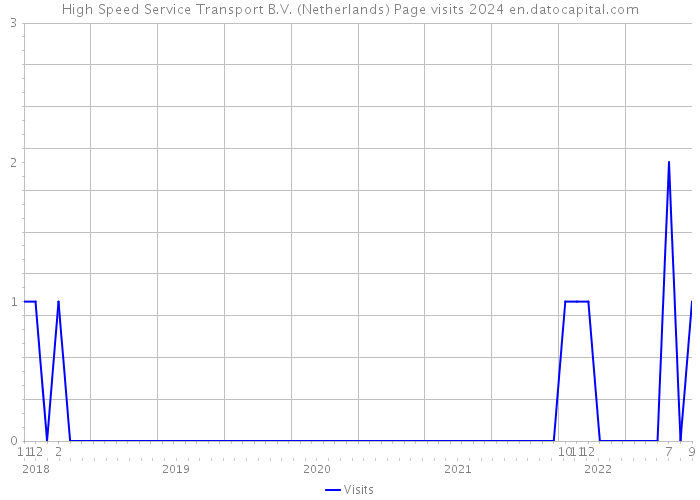 High Speed Service Transport B.V. (Netherlands) Page visits 2024 
