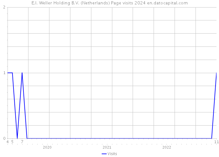E.I. Weller Holding B.V. (Netherlands) Page visits 2024 