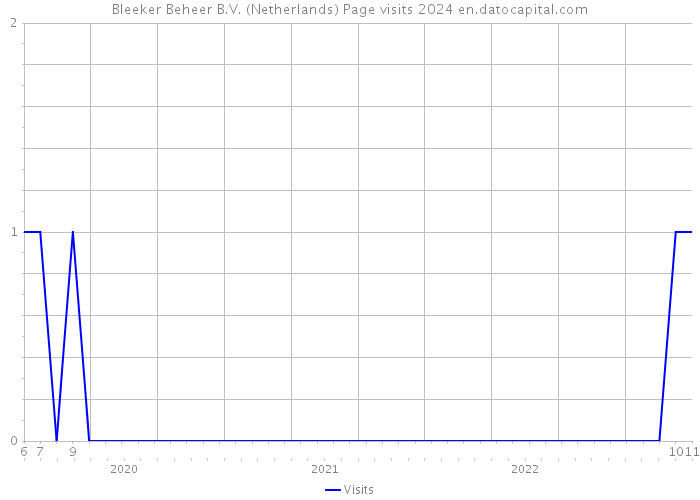 Bleeker Beheer B.V. (Netherlands) Page visits 2024 