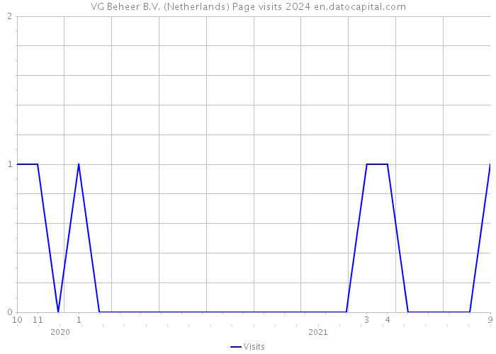 VG Beheer B.V. (Netherlands) Page visits 2024 