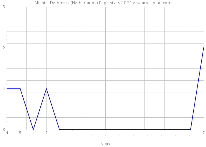 Michiel Dethmers (Netherlands) Page visits 2024 
