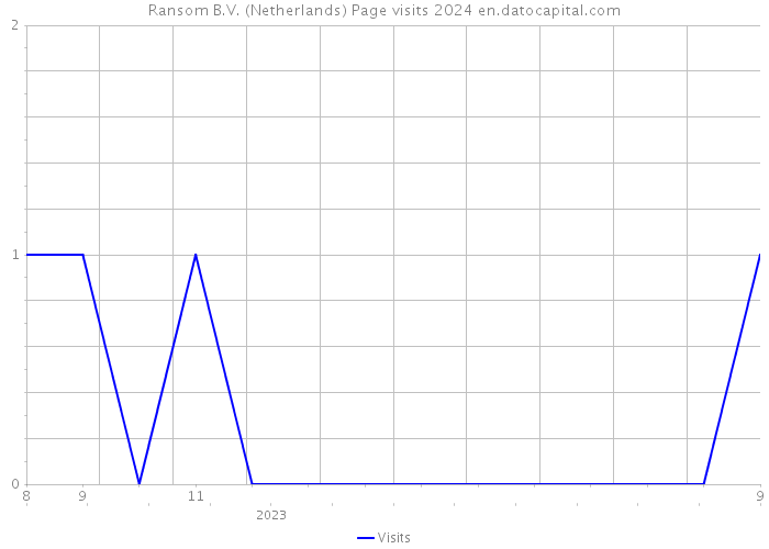 Ransom B.V. (Netherlands) Page visits 2024 