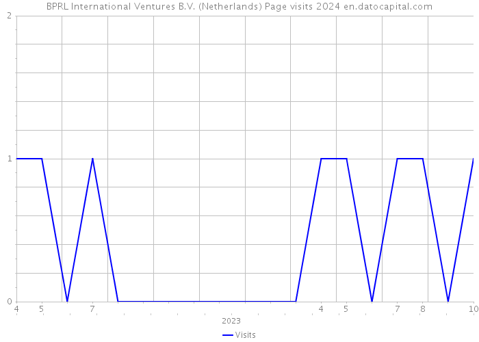 BPRL International Ventures B.V. (Netherlands) Page visits 2024 