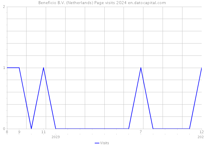 Beneficio B.V. (Netherlands) Page visits 2024 