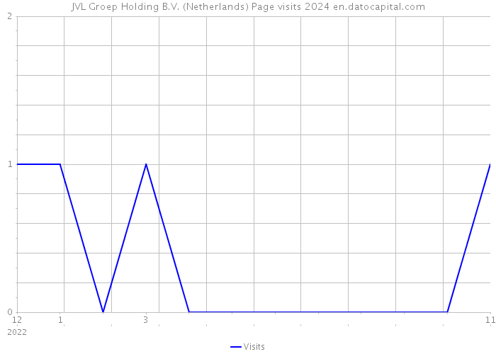 JVL Groep Holding B.V. (Netherlands) Page visits 2024 