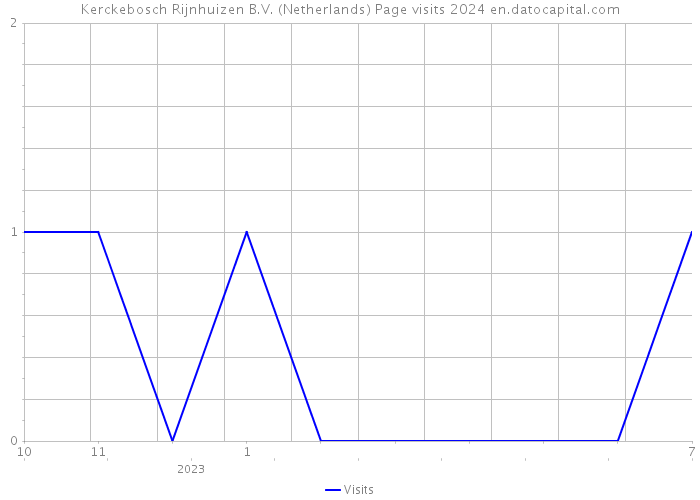 Kerckebosch Rijnhuizen B.V. (Netherlands) Page visits 2024 